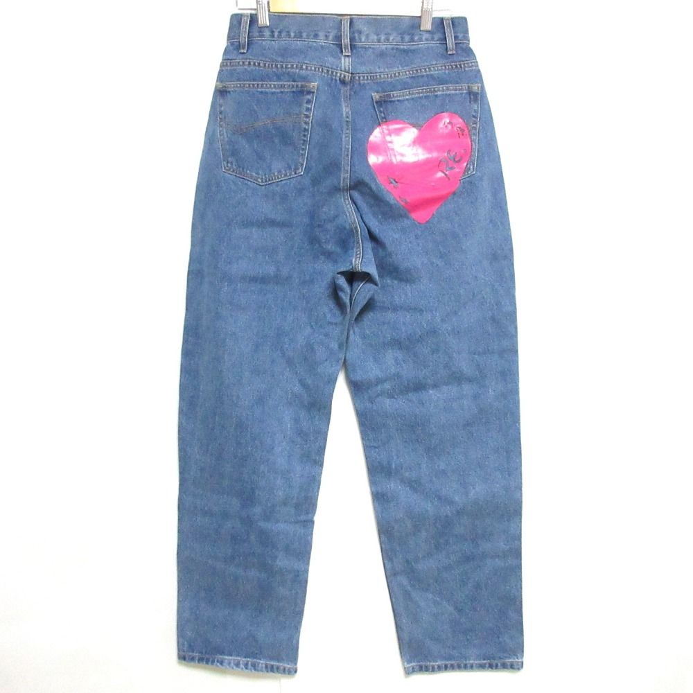 アールイードット 刺繍デニム ホワイト RE. アールイードット 刺繍