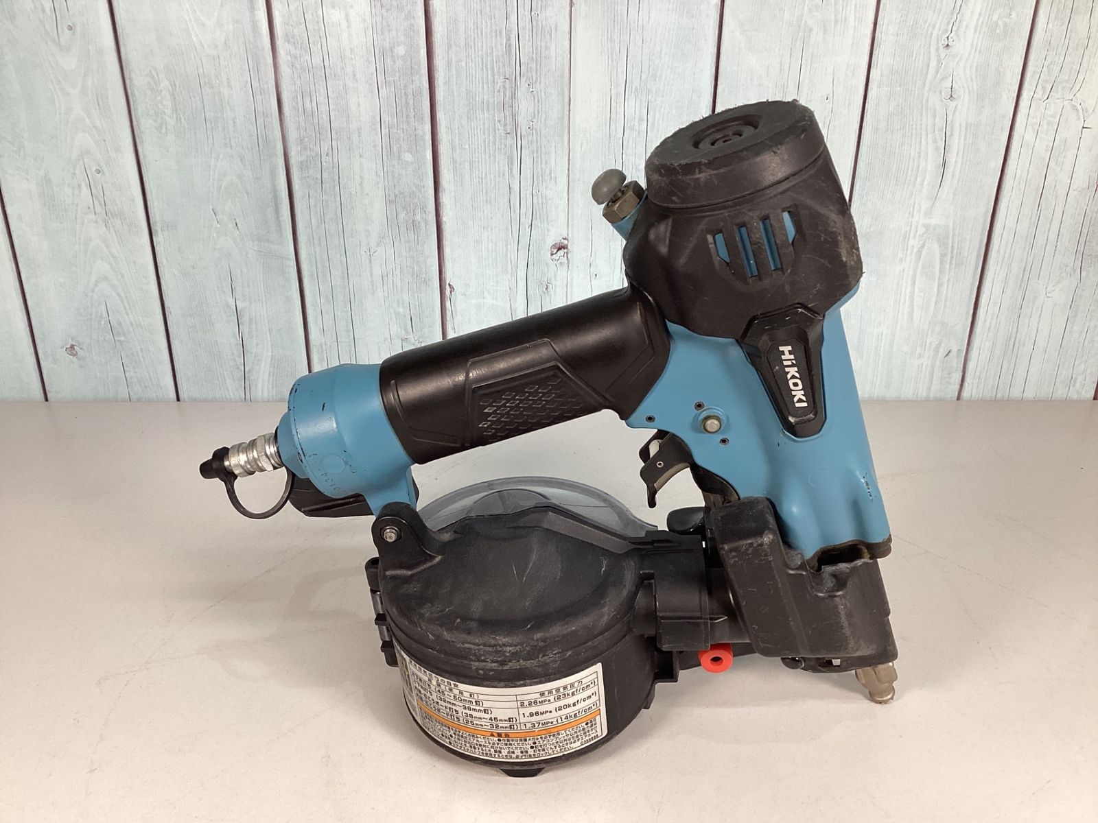 色 HiKOKI ハイコーキ 高圧エア釘打ち機 小型 軽量 細径釘 エアダスタ付き 台数 生産色 セームブルー NV50H2 SCB