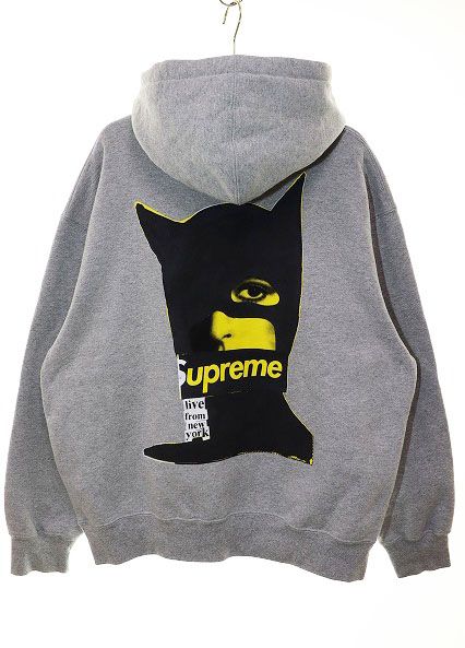 シュプリーム SUPREME 23AW CAT WOMAN HOODED SWEATSHIRT M キャット ウーマン フーデッド パーカー フーディ プリント グレー 【ブランド古着ベクトル】【中古】AA241201