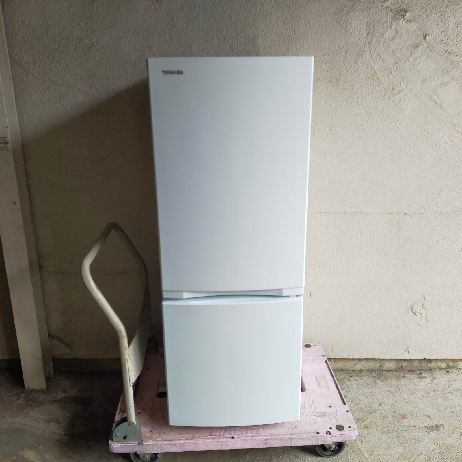 F01-20250922-02 手渡し 板橋区蓮沼町 動作 東芝 TOSHIBA 冷凍冷蔵庫 GR-U15BS W 153L 2025年製 ホワイト