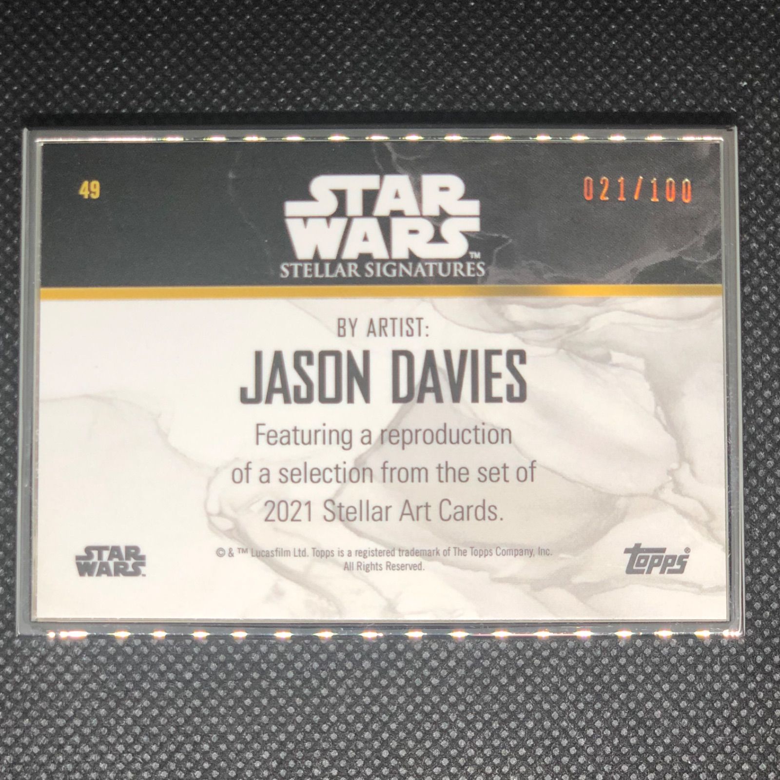 2021 Topps ステラシグ スケッチカード リプロダクション #49 - メルカリ