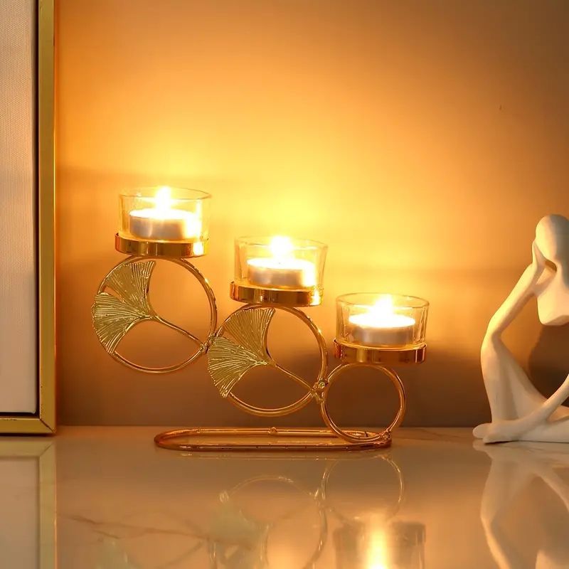 イチョウの葉デザイン立体オブジェ つい 