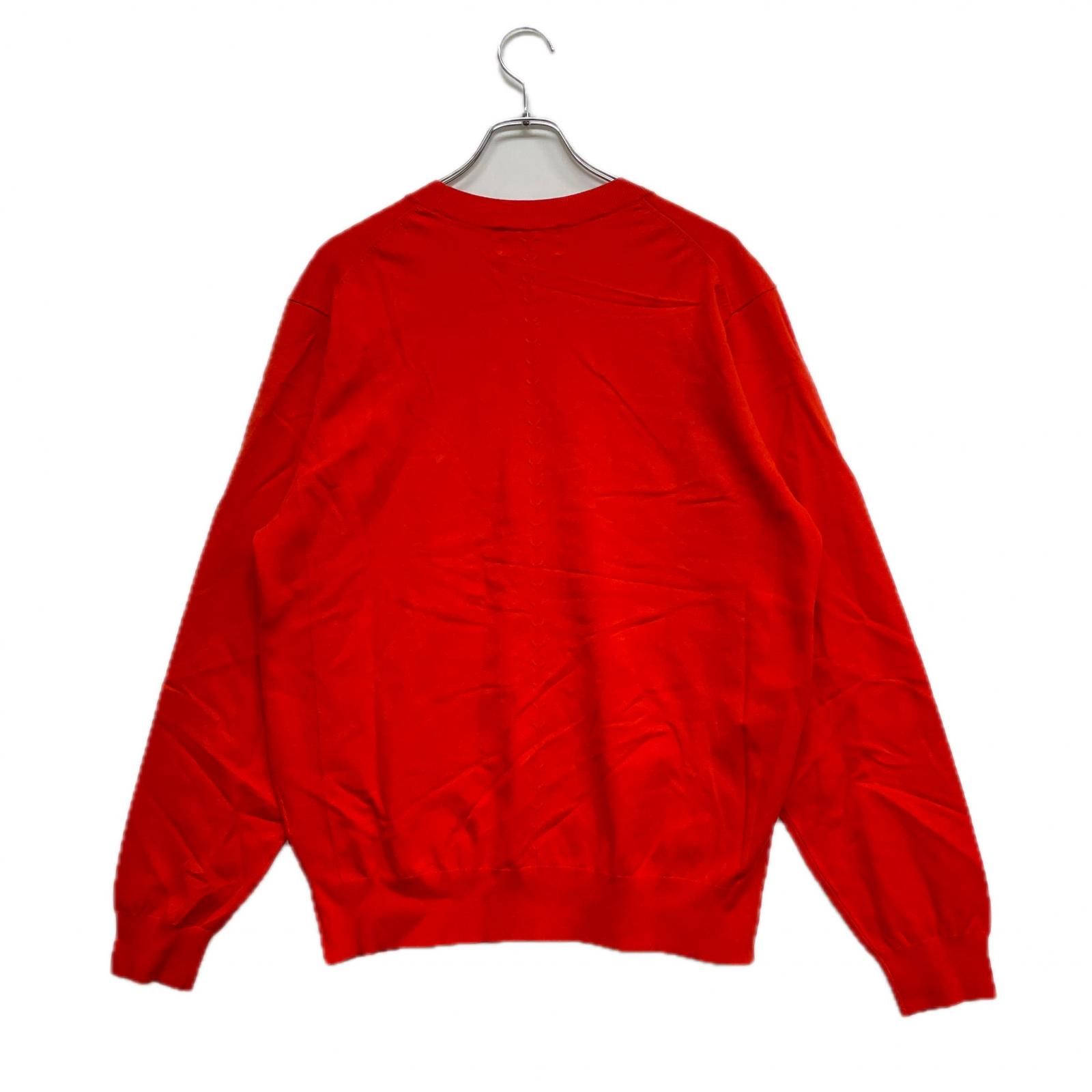 メンズ マスターバニーエディション MASTER BUNNY EDITION ニット 6 LL オレンジ 長袖 クルーネック