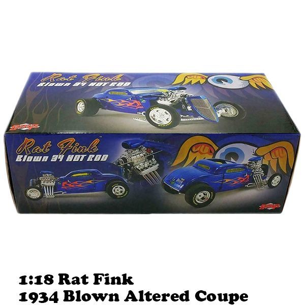 Fink 1934 Blown Altered Coupe ラットフィンク Amazon | ACME 1:18 Rat Fink 1934 Blown Altered Coupe ラット
