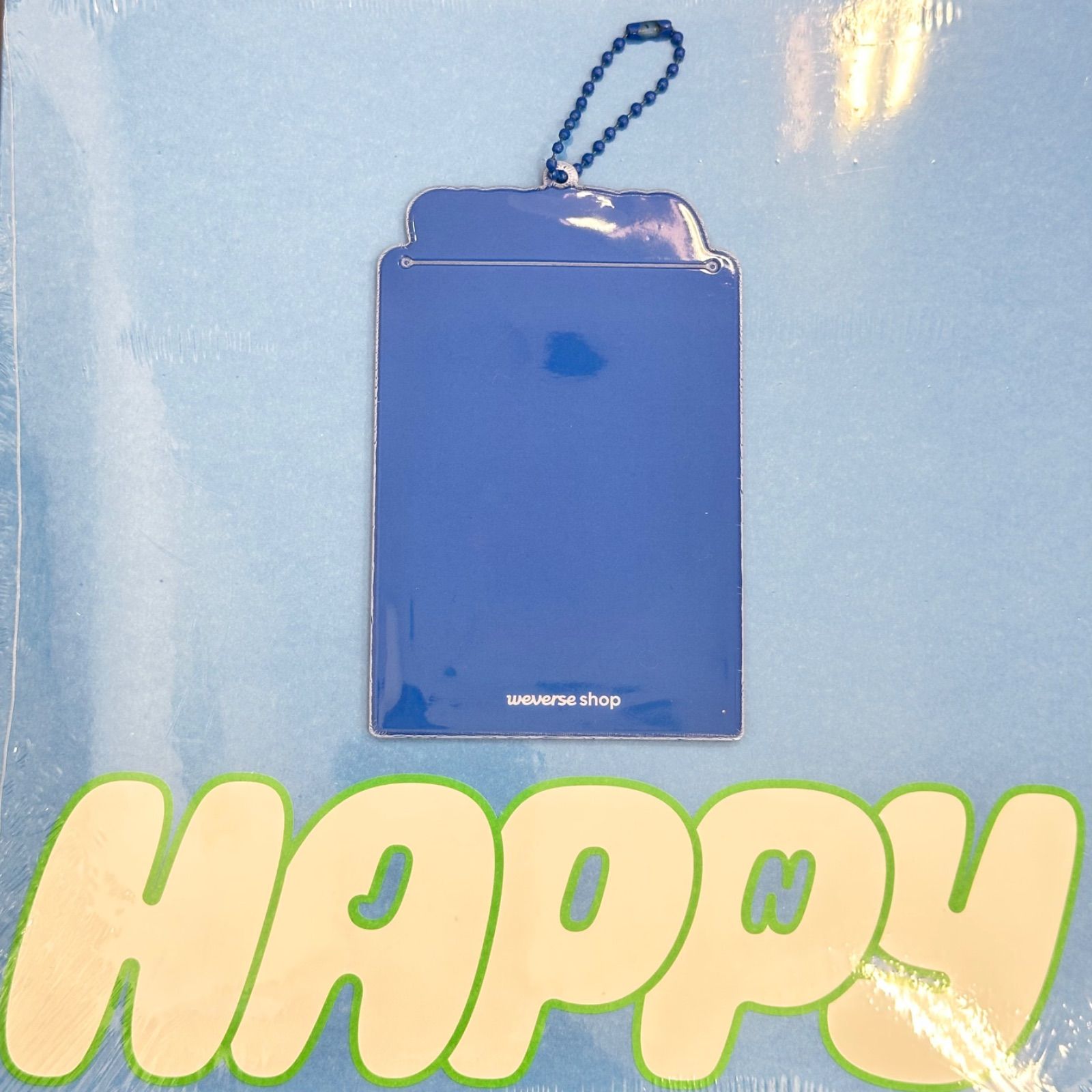 BTS JIN ジン HAPPY weverse 特典 フォトカードホルダー 赤 青