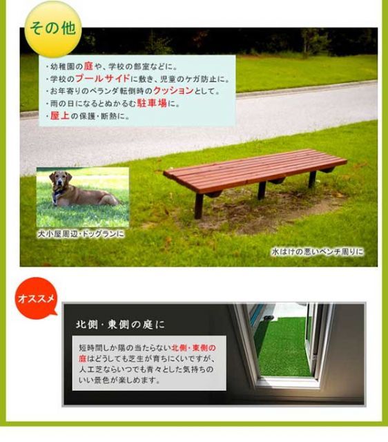 屋外 グリーンターフ