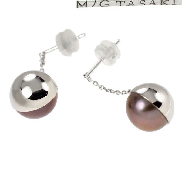 タサキ TASAKI アルルカン パール ピアス 定価28万 TASAKI タサキ