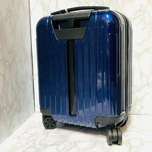 リモワ RIMOWA スーツケース エッセンシャルライト ブルー TSAロック 4輪 SSサイズ 22L 1～3泊 機内持ち込みサイズ  823.42.60.4 - メルカリ