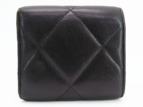 A✨ CHANEL ディズヌフ19 三つ折り財布 マトラッセ ココマーク 美品 シャネル 三つ折り財布 ディズヌフ 19 ココマーク