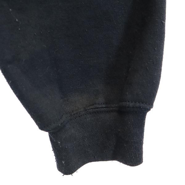 タイトブースプロダクション バックプリント スウェットパーカー S 黒  