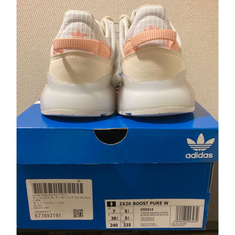 adidas ZX 2K BOOST PURE 24㎝ - aya shoes shop - メルカリ