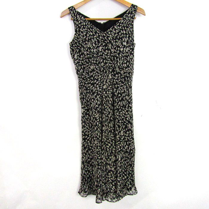 アナイ ワンピース ノースリーブ 総柄 トップス レディース 36サイズ