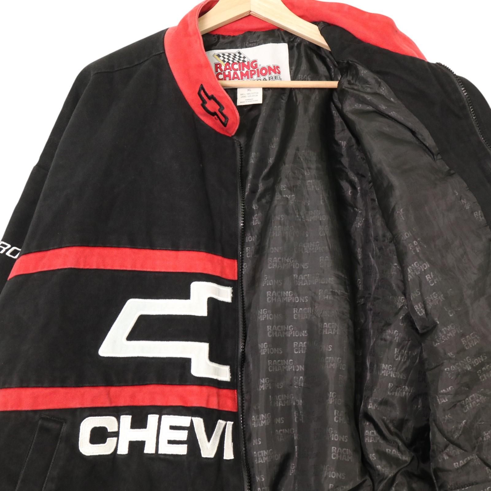CHEVROLET シボレー レーシングジャケット ブラック (メンズ XL) 中古 