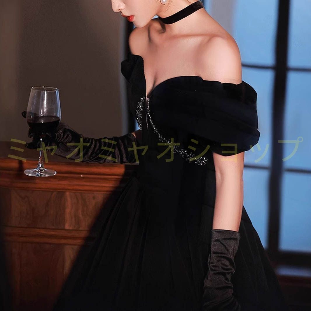 カクテルドレス ブラック