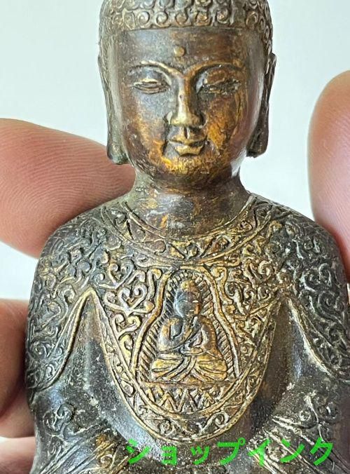仏教美術 中国 仏像 小仏像 銅製 銅器 - メルカリ