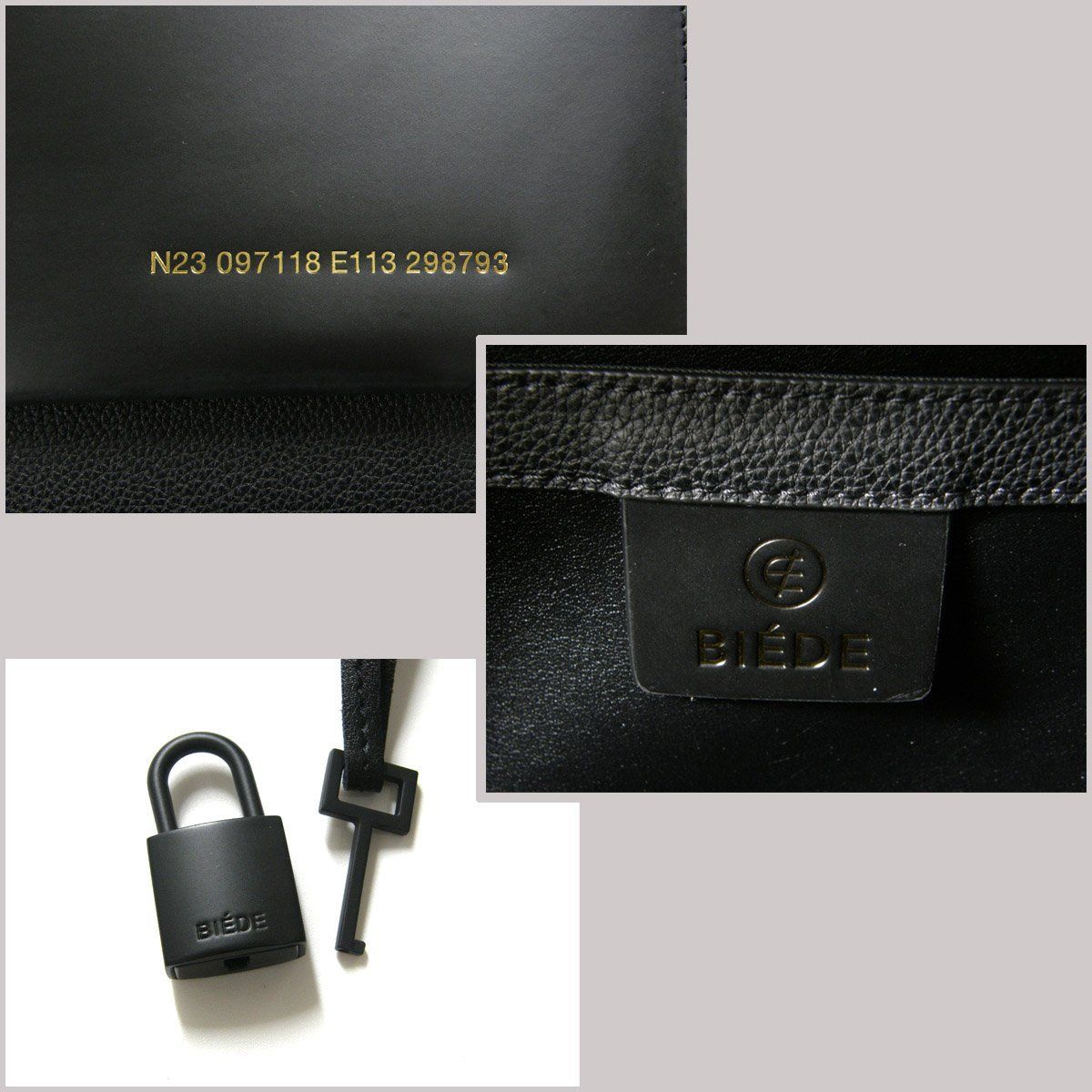 新品】 BIÉDE ／ ビエダ TRANSIT ショルダーバッグ 牛革 スプリット 