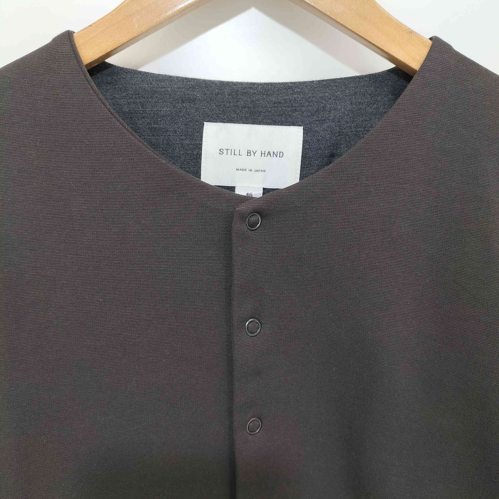 ポンチスナップカーディガン STILL BY HAND スティルバイハンド STILL 