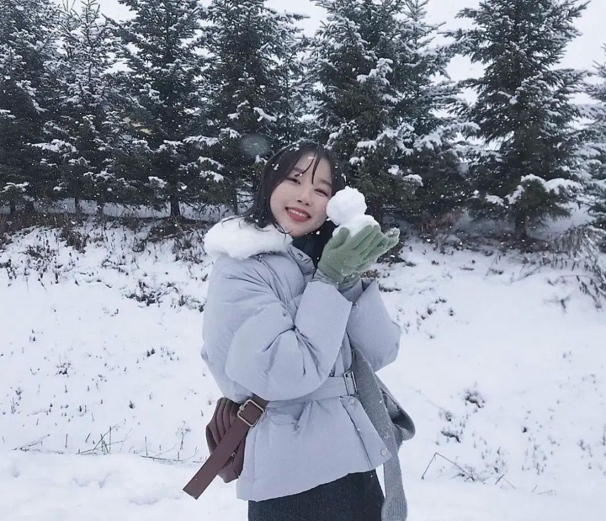 トゥモトモ U IN ファー グース ダウン