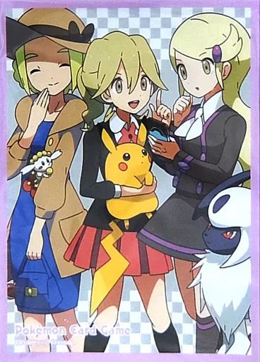 [Used] Supply Pokemon Card Game Deck Shield (sleeve) KALOS GIRLS! Pokémon Center Exclusive