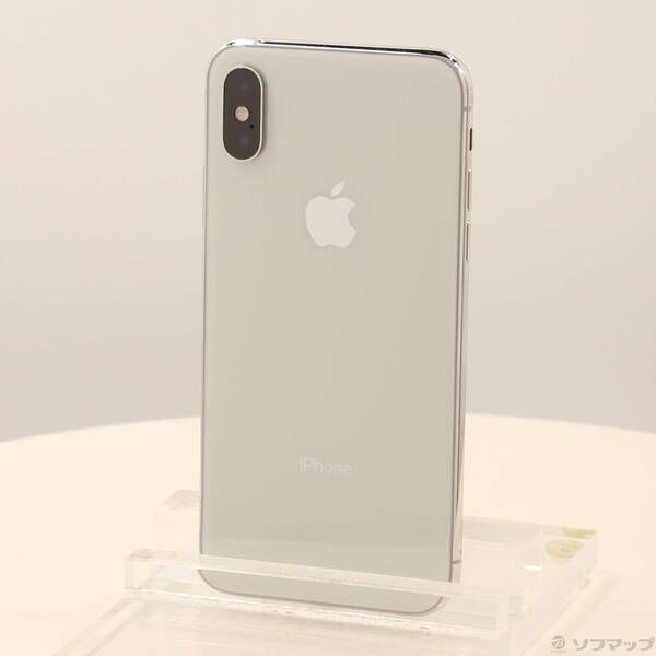 中古品〕 iPhoneXS 64GB シルバー MTAX2J／A SIMフリー【377