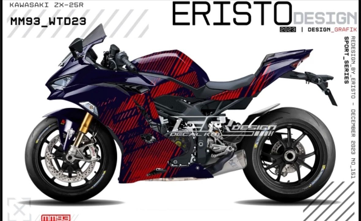 ★。；；*・。出品 ZX25R/ZX25RR/ZX4R カスタムデカールキット 受注製造 - メルカリ