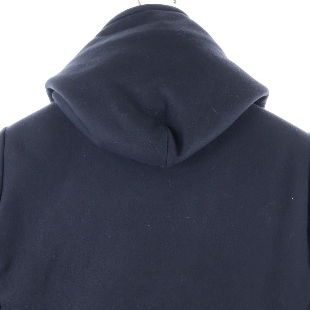 フーデッドウールコート ネイビー
