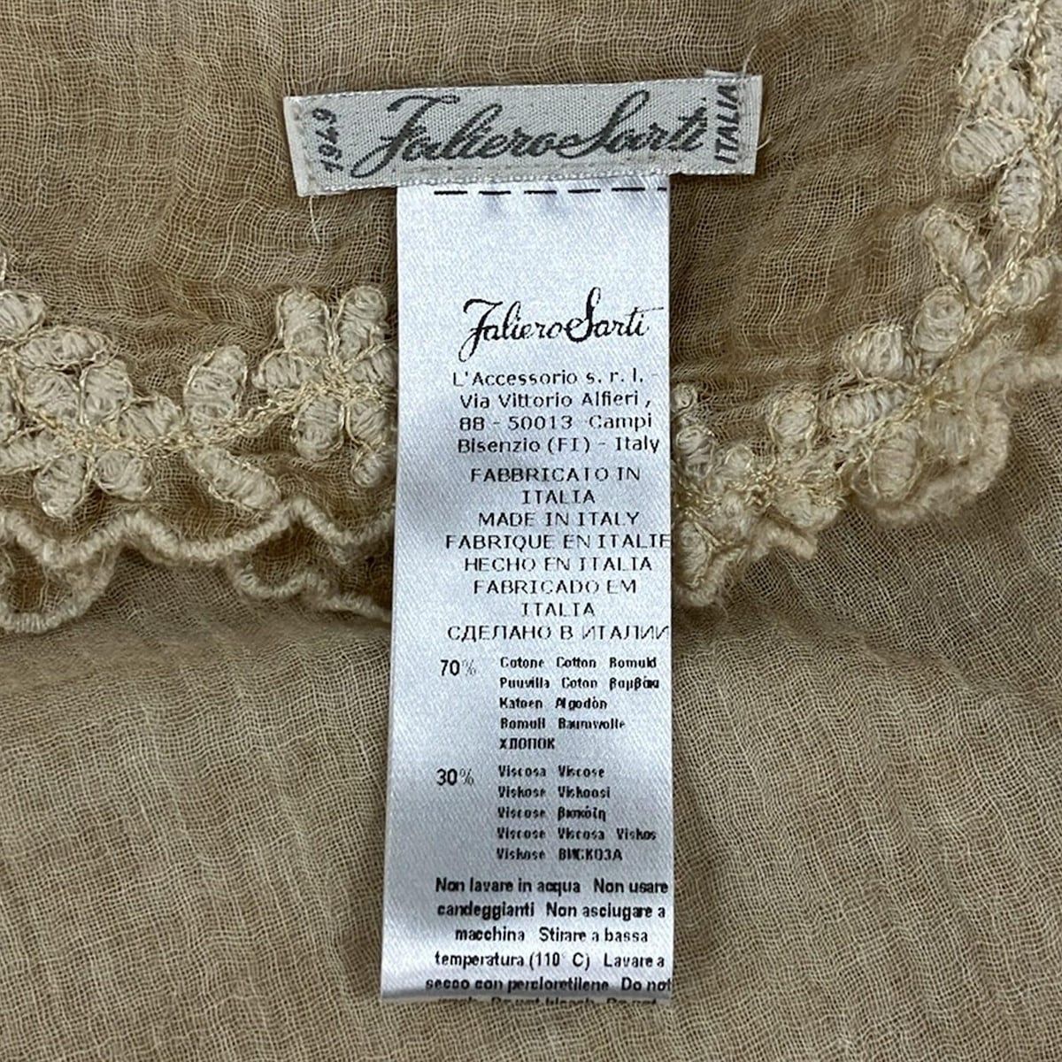 Falierosarti(ファリエロサルティ) ストール(ショール)美品
