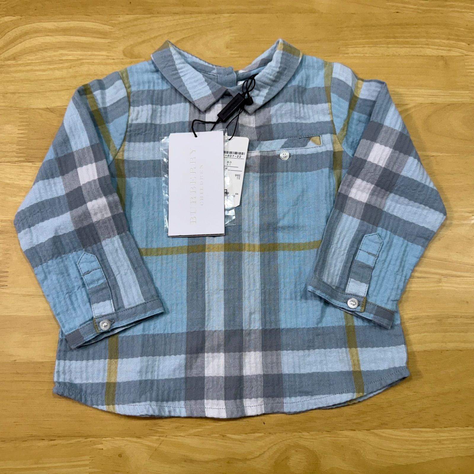 新品タグ付き◎バーバリートップス◎サイズ80 - メルカリ