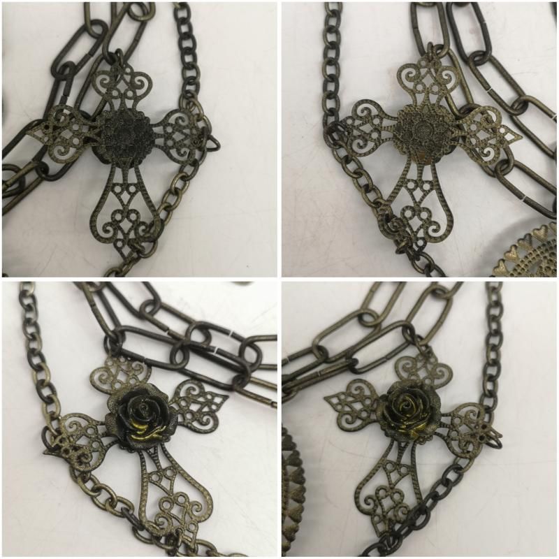 ★1点物★ジャンポールゴルチエ★マリアクロスラリエットネックレス ☆1点物☆ジャンポールゴルチエ☆マリアクロスラリエット