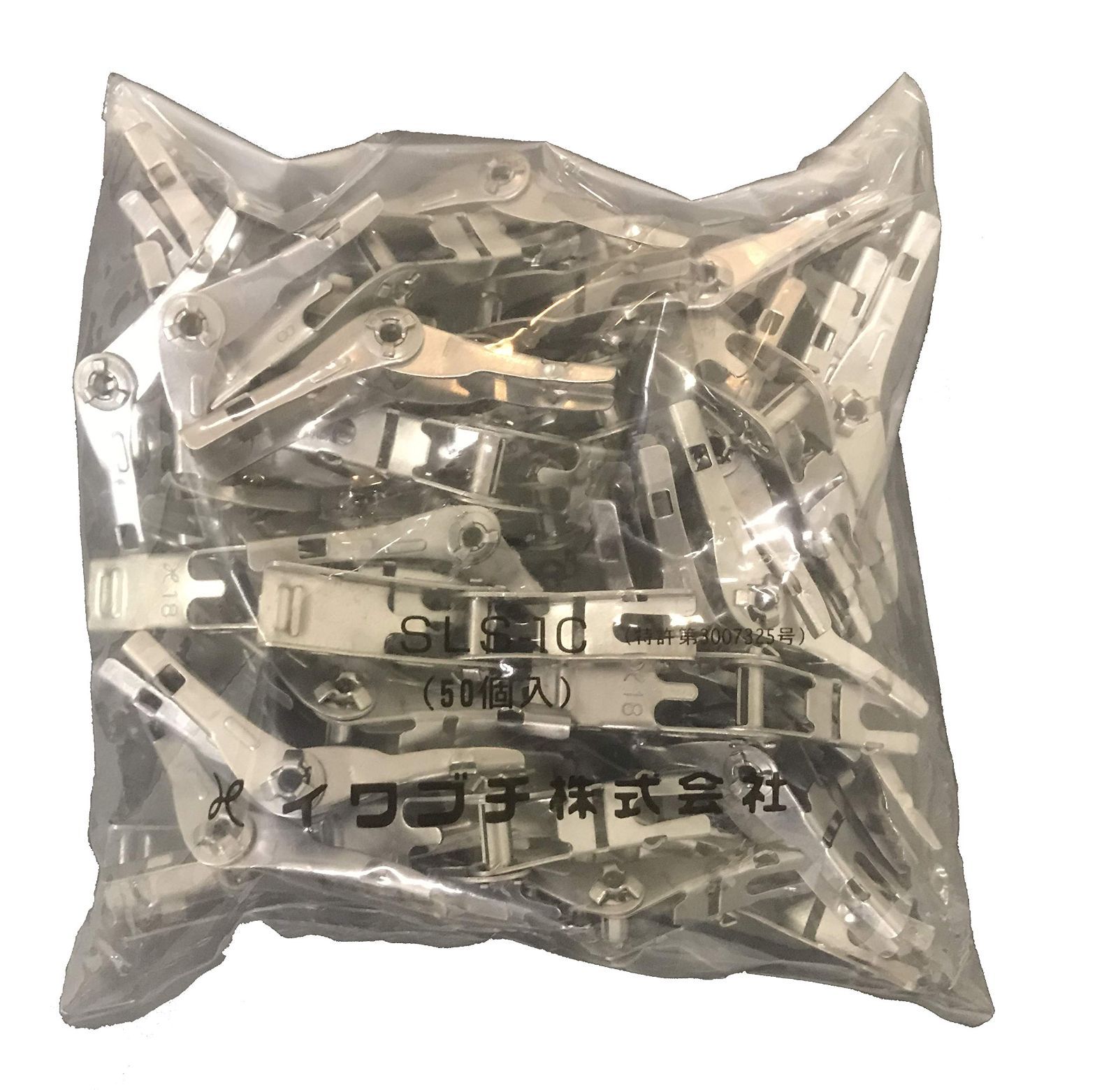 イワブチ ステンレスバンド 締付金具 50個入 SLS-1C