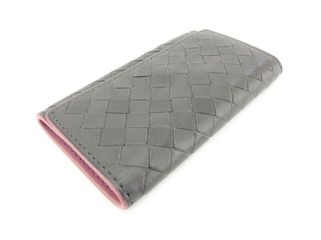 ボッテガ ヴェネタ キーケース 6連キーケース イントレチャート グレー