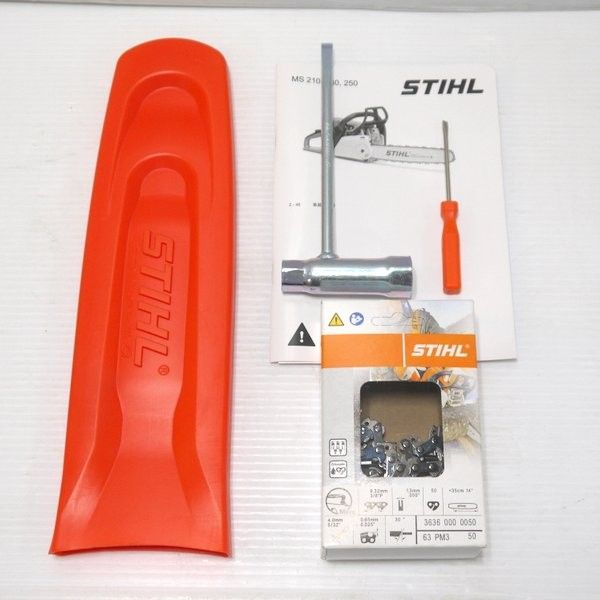STIHL エンジンチェンソー MS210 美品 ガイドバー35cm エンジン