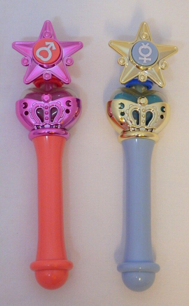 バンダイ セーラームーンS 美少女戦士な変身スティックレッド&ブルー