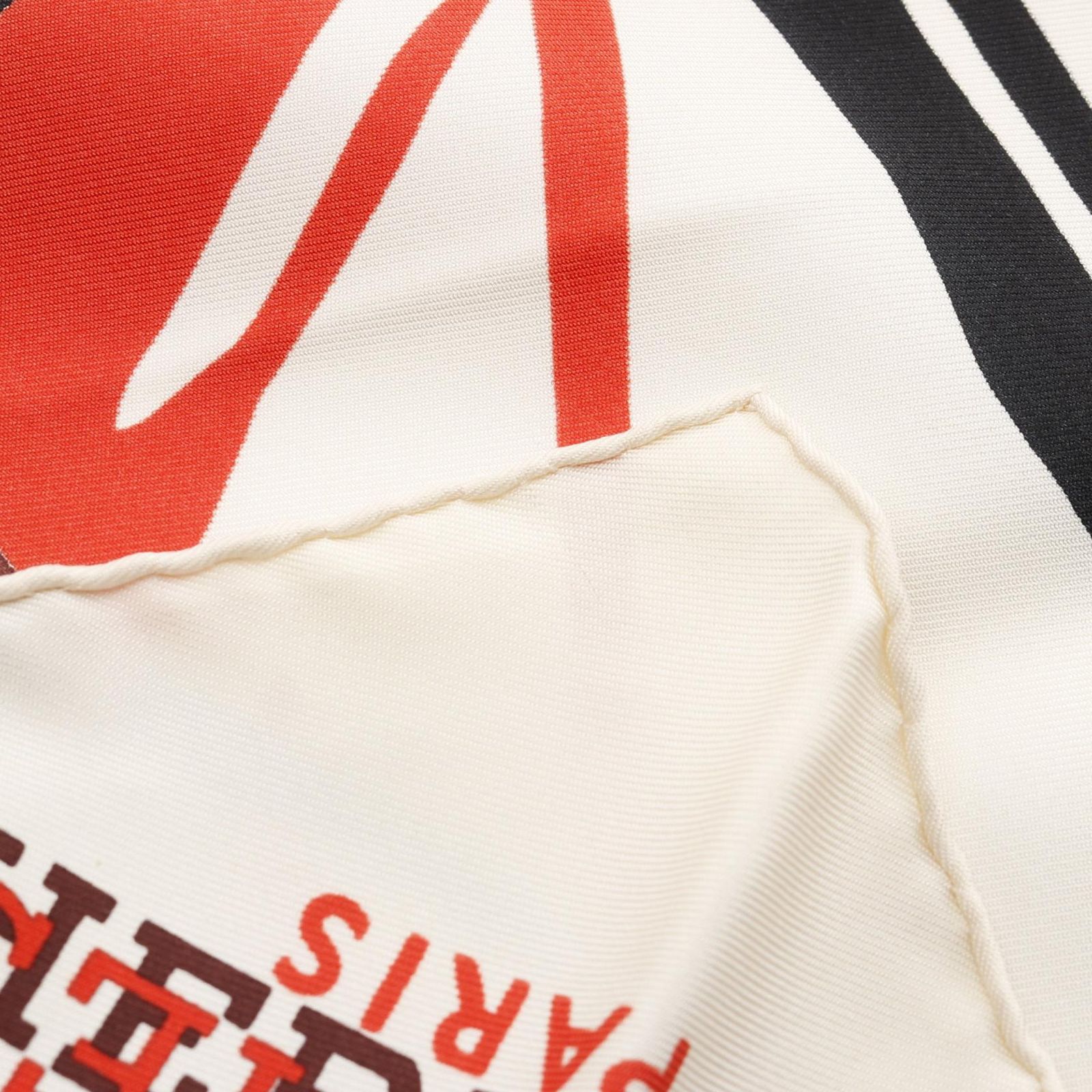 エルメス HERMES スカーフ ポワントゥ CALECHE ELASTIQUE ホワイト