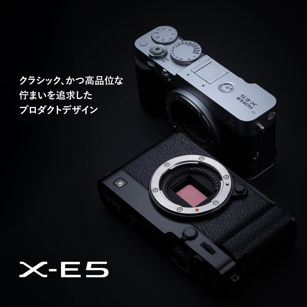  富士フイルム ミラーレス一眼カメラ X E 5ボディ シルバー F 5 S JP 日英二言語モデル トイカメラ(デジタル) デジタルカメラ