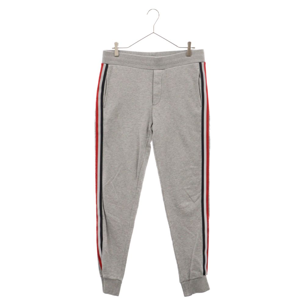 MONCLER (モンクレール) PANTALONE SWEAT BOTTOMS サイドライン パンタロン スウェット パンツ ライトグレー  F20918H71700 V8162 - メルカリ