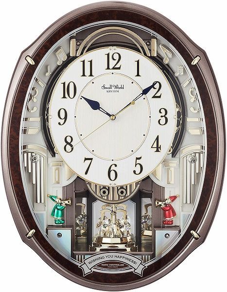 Perfume からくり時計 10周年記念 掛け時計 台座あり リズム時計