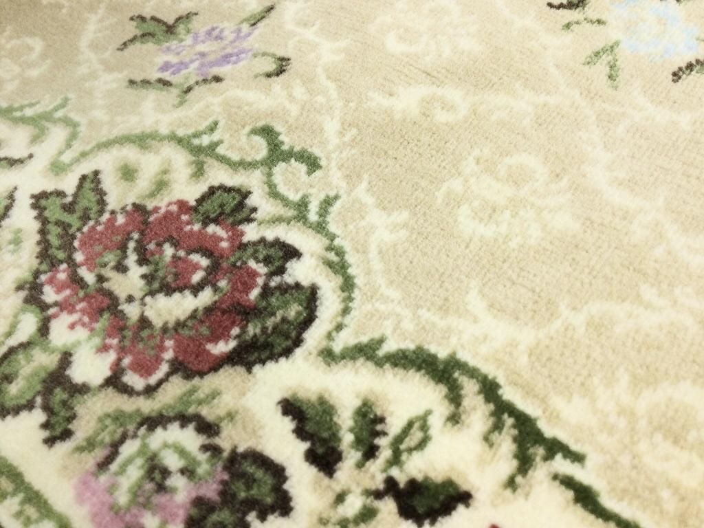 廊下敷きマット モケット織り 抗菌 防臭 すべりにくい加工 日本製 240x80cm ベージュ