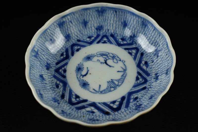 染付 みじんこ文