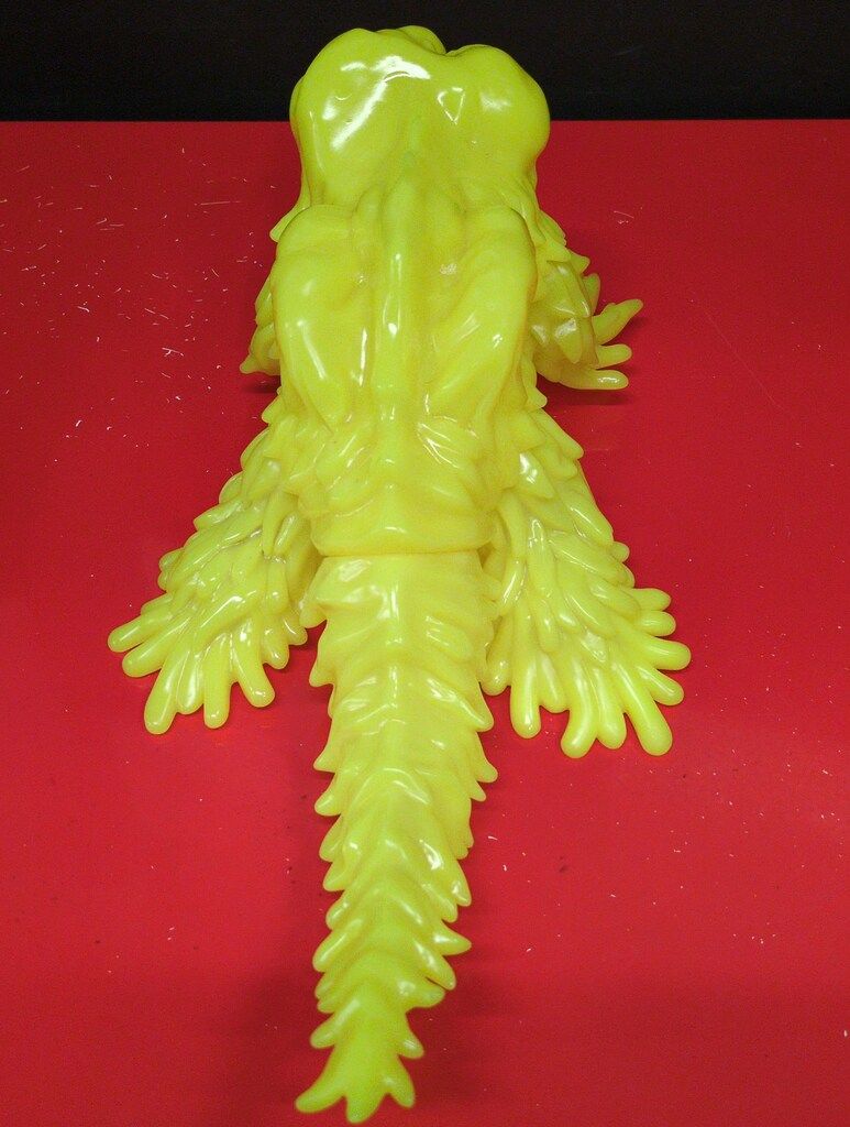 マルサン 世紀の大怪獣 ヘドラ 四足歩行 イエロー成型/未塗装 マルサン