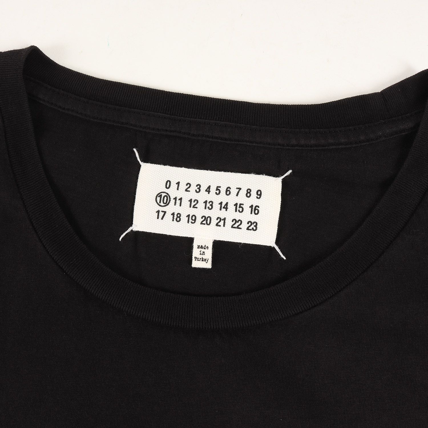 Maison Martin Margiela メゾンマルタンマルジェラ Tシャツ サイズ:44 21SS プレーン ソリッド クルーネック Tシャツ  無地 定番 ベーシック ブラック 黒 トップス カットソー 半袖【メンズ】 - メルカリ