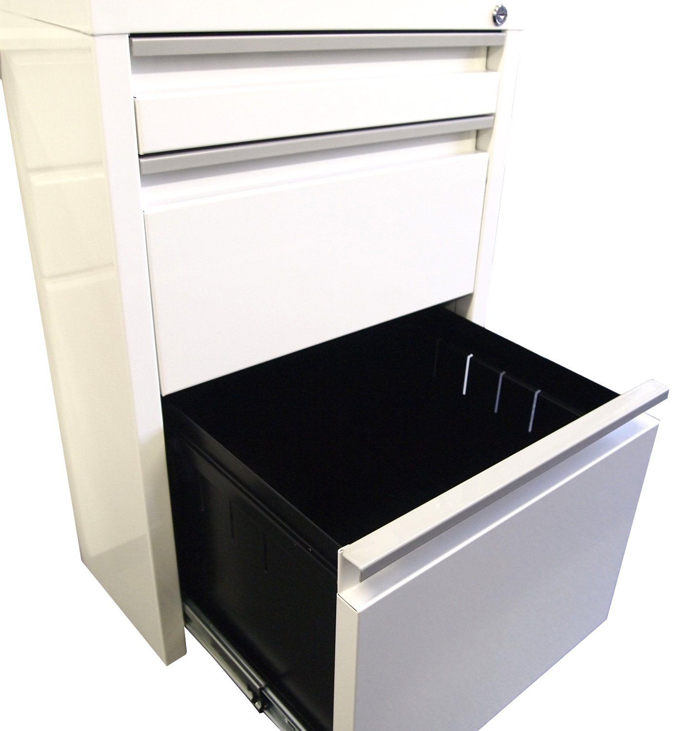 数量 ホワイト キャビネット RWX-F510W 鍵付3段式 ナカバヤシ MARWIL-DEMENAGEMENTS_CH