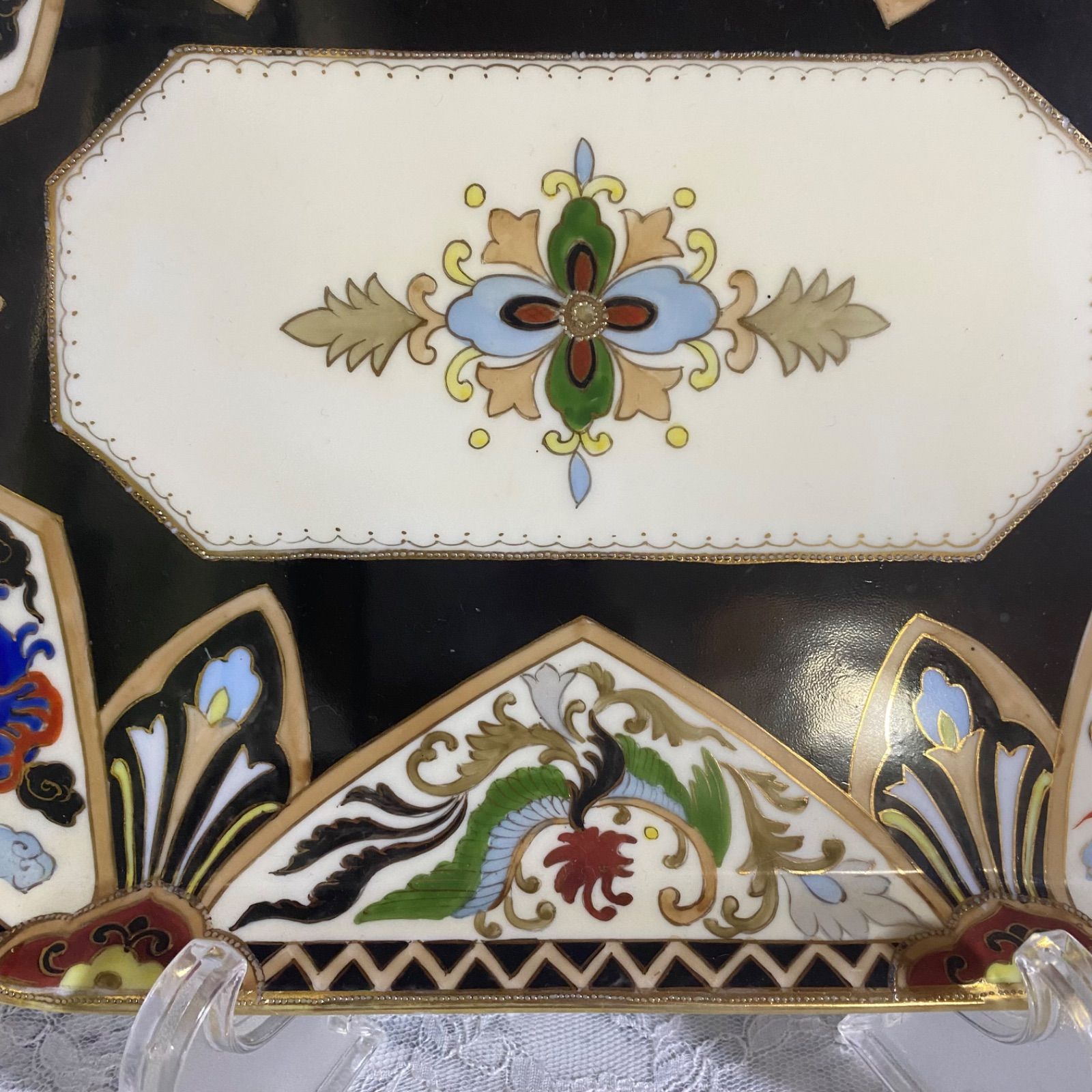 英国 里帰り オールドノリタケ ドレッシングテーブルセット マルキ印 金盛り 英国 里帰り オールドノリタケ ドレッシングテーブルセット マルキ印