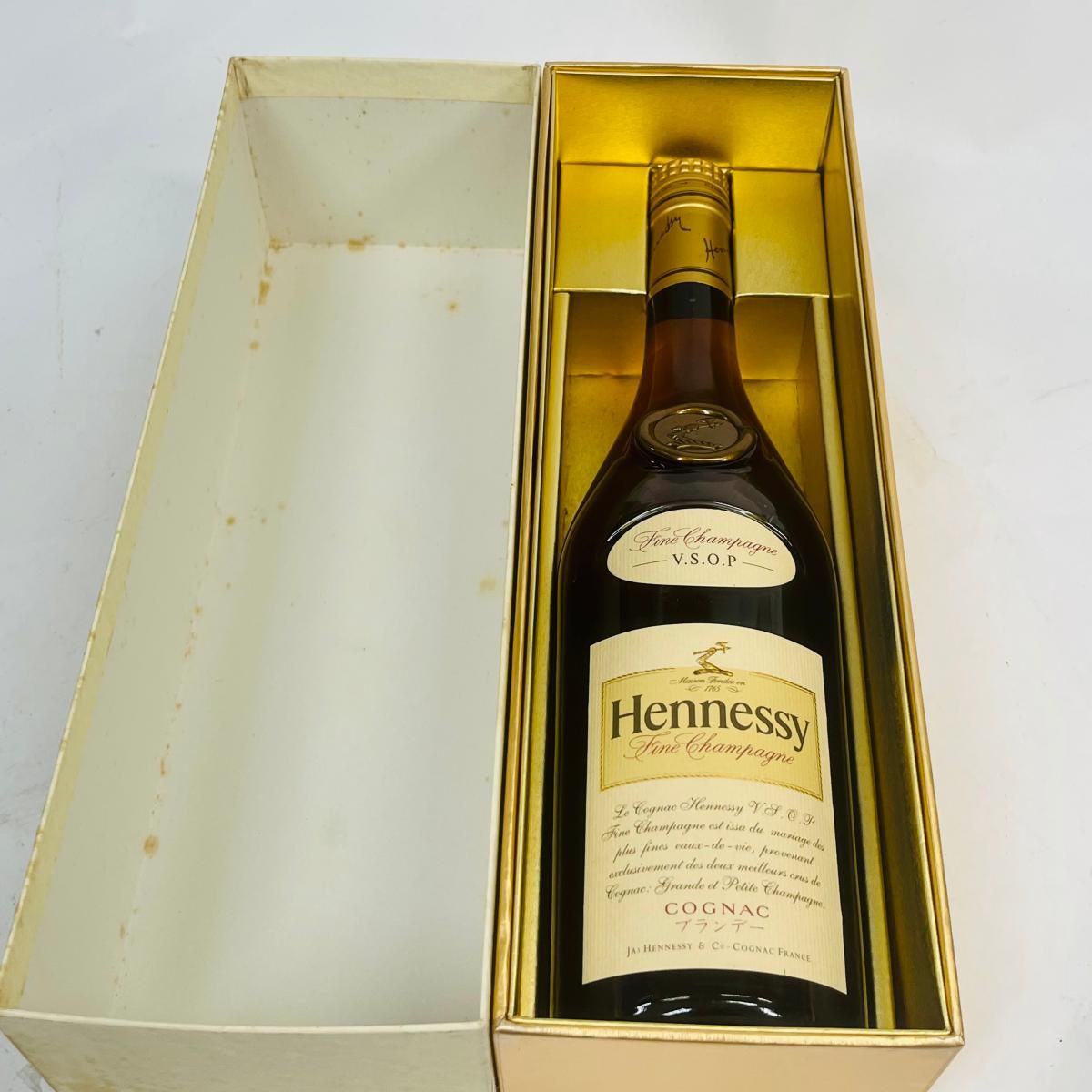 ヘネシー - 【未成年の飲酒は法律で禁じられています】ヘネシーフィーネシャンパーニュvsop700ml40度グリーンボトル ヘネシー V.S.O.P. フィーヌシャンパーニュ 700ML
