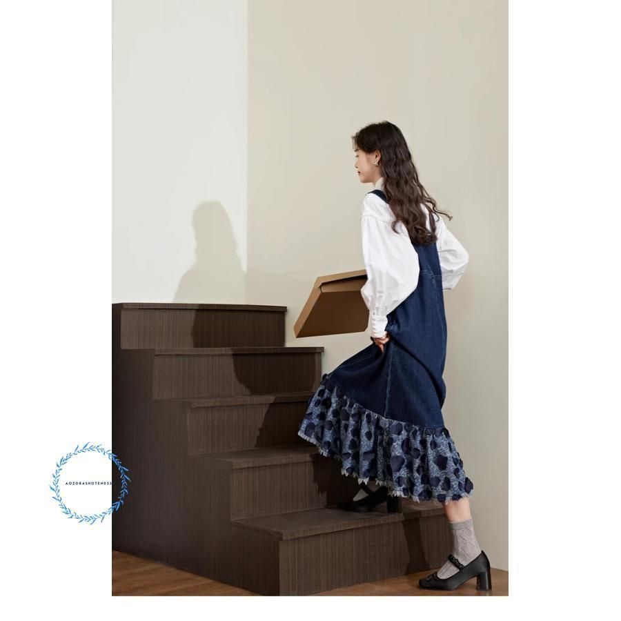 ロングワンピース 綿