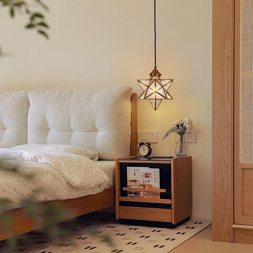 Cerdeco 幻想的に広がる星のシルエット テーブルライト スタン