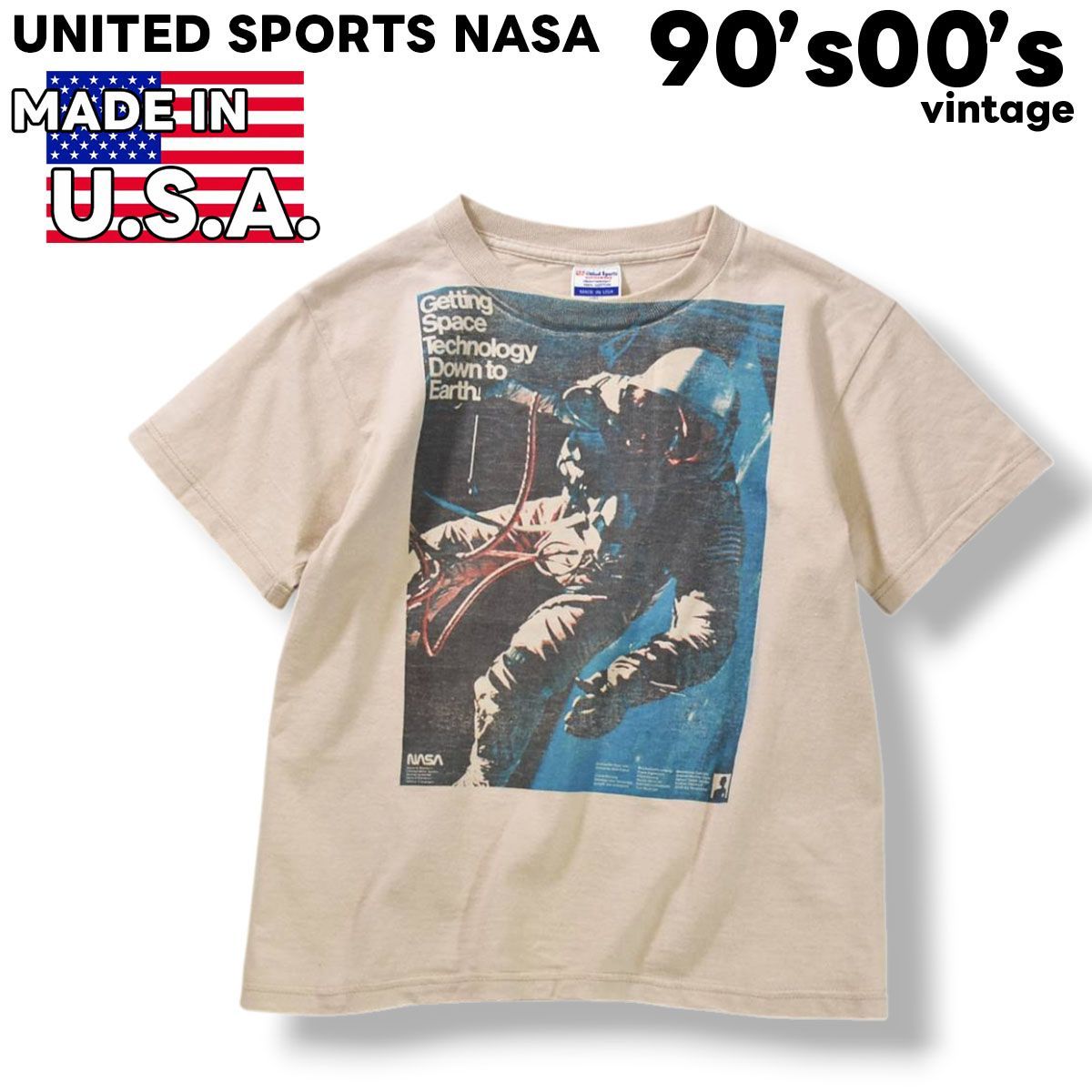 90s 00s ヴィンテージ USA製 ユナイテッドスポーツ UNITED SPORTS NASA 
