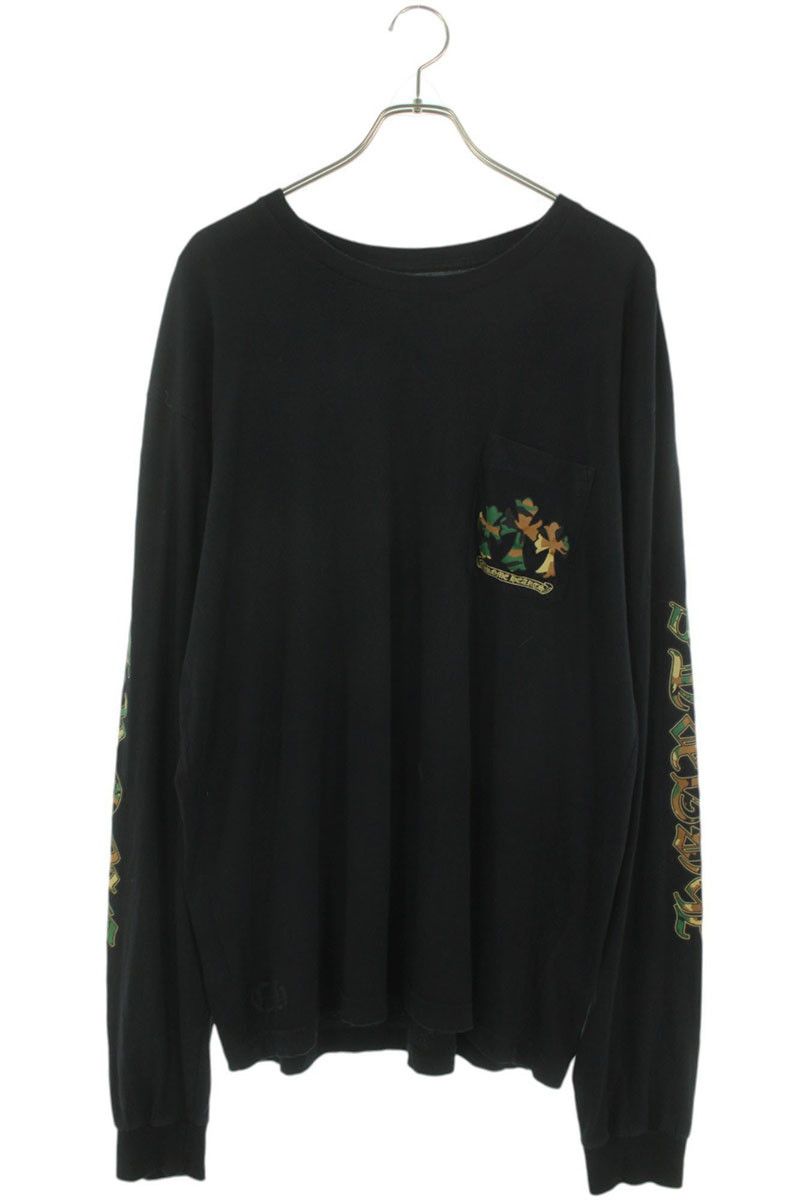 クロムハーツ CH L/S /1 カモフラホースシュープリント長袖
