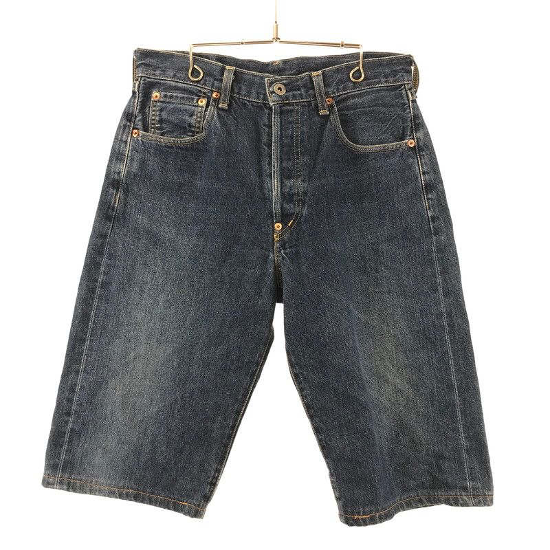 【中古品】Levi's リーバイス ハーフパンツリメイク 702-XX 復刻 BIGE 日本製 ボタン裏J09 裾上げ済 ショートパンツ サイズ：W32 メンズ 【156-240726-nm-3-fuz】