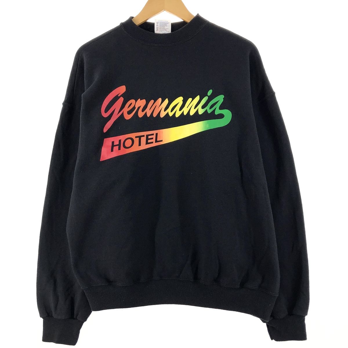 古着 90年代 ヘインズ Hanes GERMANIA HOTEL スウェットシャツ トレーナー メンズXL ヴィンテージ/eaa364831
